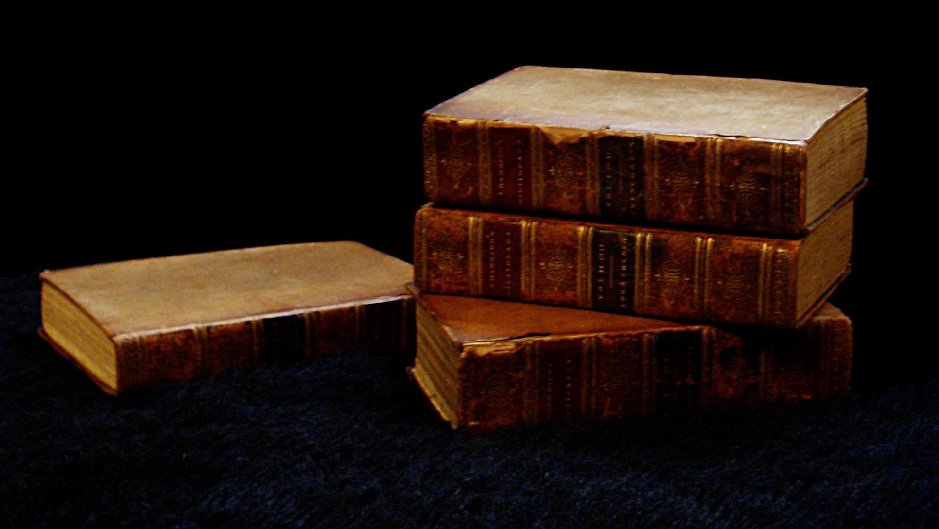 Image of old catalogue books