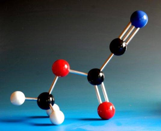 A brass molecular model of testosterone